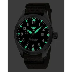 KHS - KHS. Airbsabla. NSGO - Armbanduhr - Automatik - Airleader Black Steel - Herren