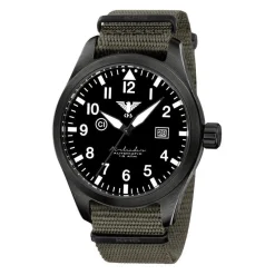 KHS - KHS. Airbsabla. NSGO - Armbanduhr - Automatik - Airleader Black Steel - Herren