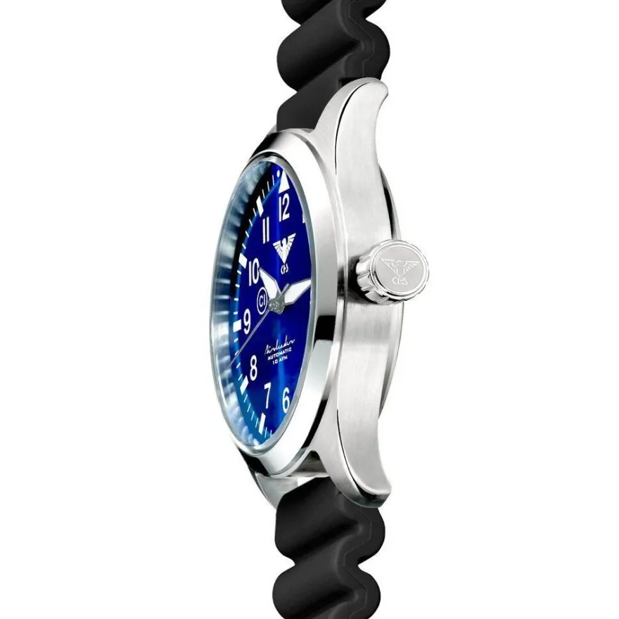 KHS - KHS. Airsablu. DB - Armbanduhr - Automatik - Airleader Steel - Herren