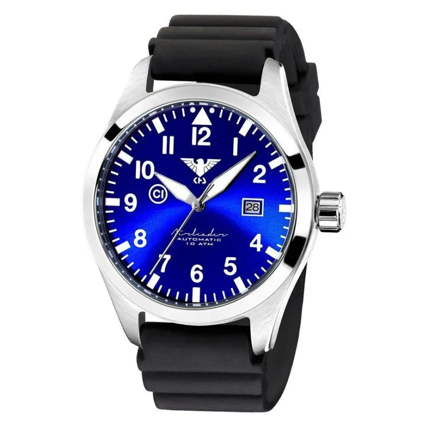 KHS - KHS. Airsablu. DB - Armbanduhr - Automatik - Airleader Steel - Herren