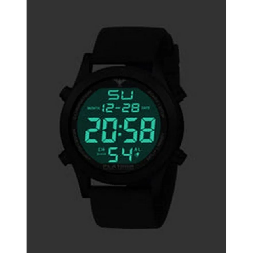 KHS - KHS. PLABSD. SB - Armbanduhr - Platoon Black Steel Digital - Herren