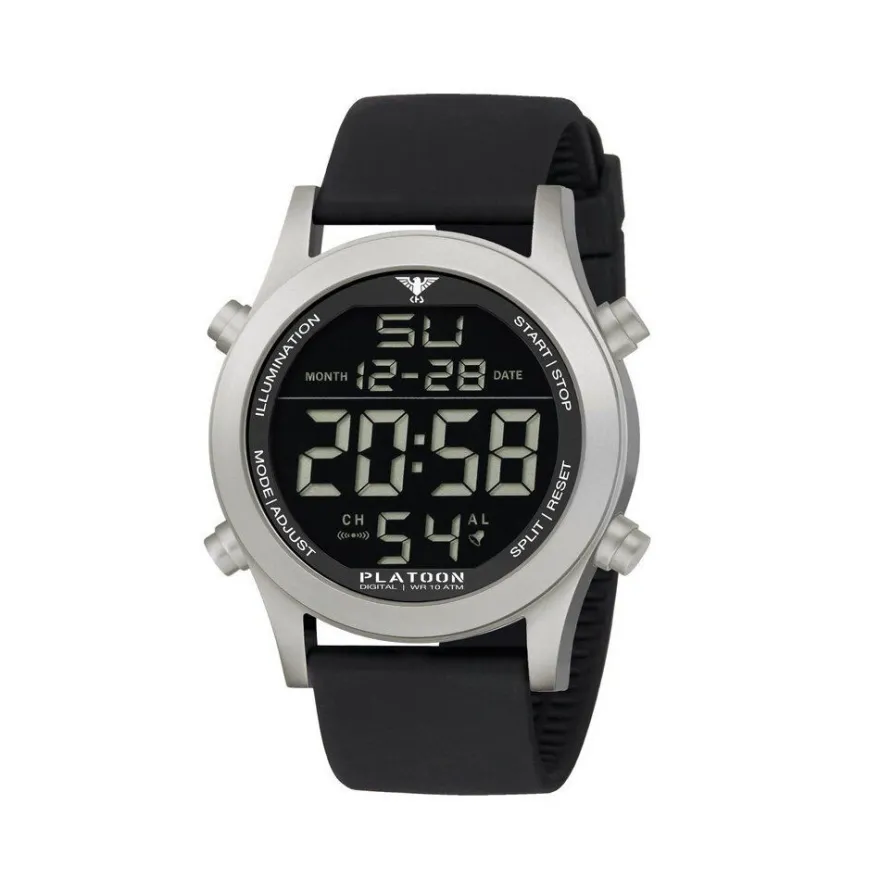 KHS - KHS. PLASD. SB - Armbanduhr - Platoon Steel Digital - Herren