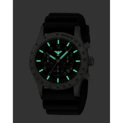 KHS - KHS. PLASSC. DB - Armbanduhr - Herren - Solar - Platoon Steel Solar Chronograph