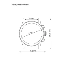 KHS - KHS. PLASSC. DB - Armbanduhr - Herren - Solar - Platoon Steel Solar Chronograph