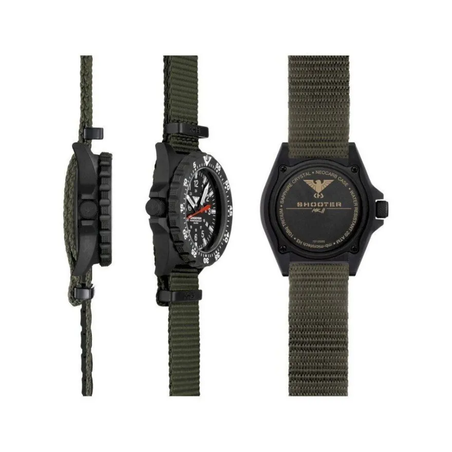 KHS - KHS. SH2F. NSGO - Armbanduhr - Herren - Quarz - Shooter MKII
