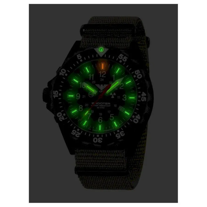 KHS - KHS. SH2F. NSGO - Armbanduhr - Herren - Quarz - Shooter MKII
