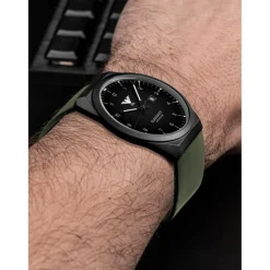 KHS - KHS. SLIBS. SO - Armbanduhr - Herren - Quarz - Slingshot Black Steel
