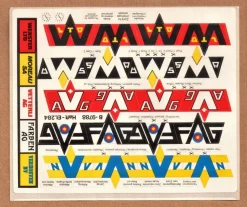 Kibri H0 1:87 Decals Deko Aufkleber Haft-Etikett Nr.9788 Farben AG Fabrik gebäude N