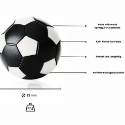 Kickerball Robertson Winspeed 32 mm, schwarz/weiß, 17 g - Kickerball