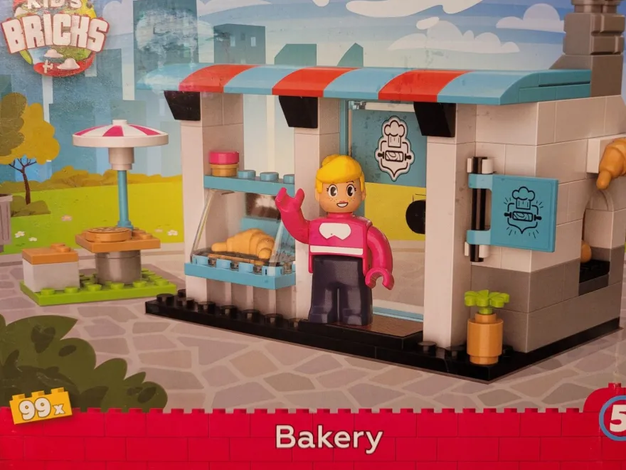Kids Bricks Klemmbausteinset Bäckerei