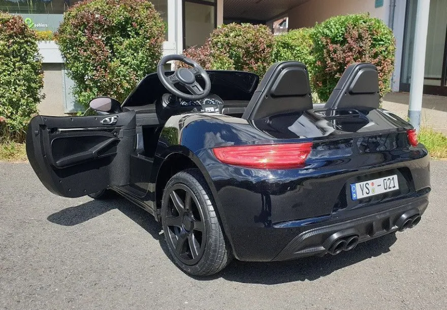 Kinderauto elektrisch Porsche Style XXL Doppelsitzer bis 16 km/h Elektroauto Kinder
