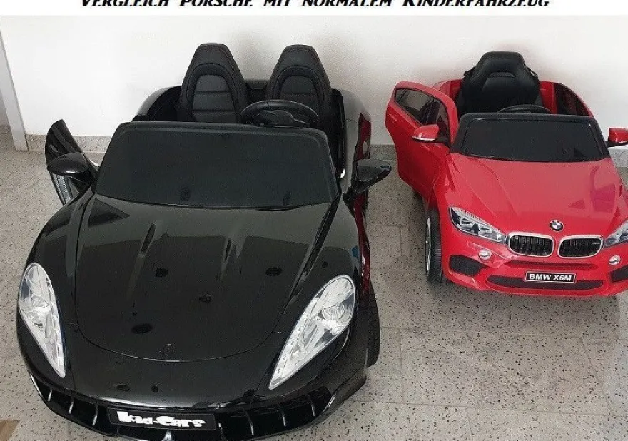 Kinderauto elektrisch Porsche Style XXL Doppelsitzer bis 16 km/h Elektroauto Kinder