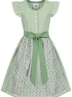 Kinderdirndl 43216 Flügelarm grün