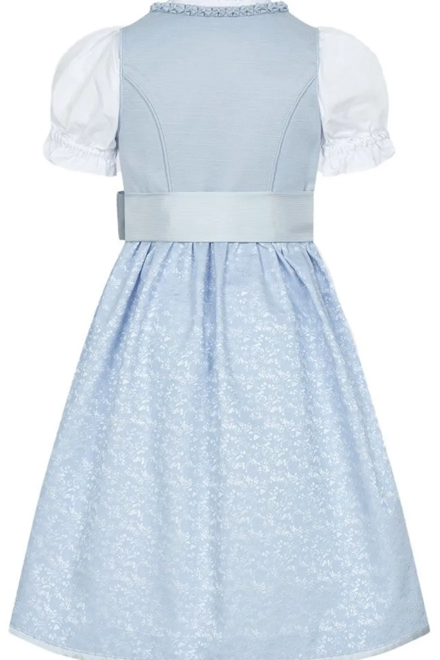 Kinderdirndl Oceana hellblau
