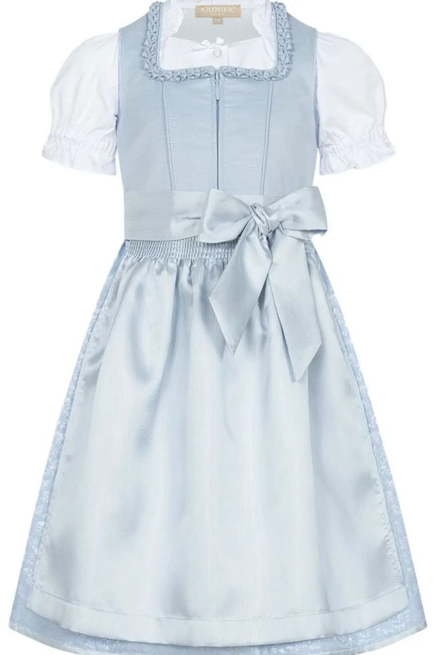 Kinderdirndl Oceana hellblau