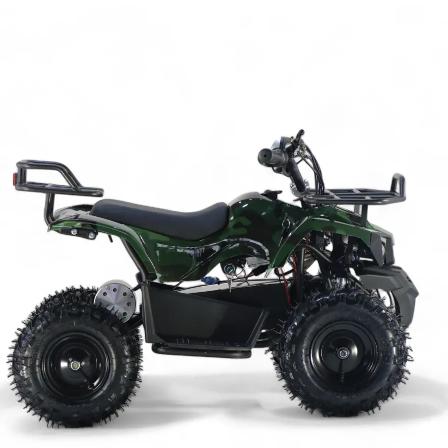 Kinder Elektro Quad 1000W 36V Mini Pocketbike Kinderquad Miniquad ATV M8 Army