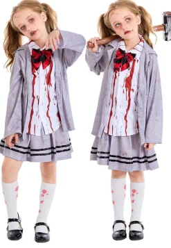 Kinder Halloween 3er Set Mantel Rock/ Hose Joker Harley Zombie Vampir Cosplay Kostüm
