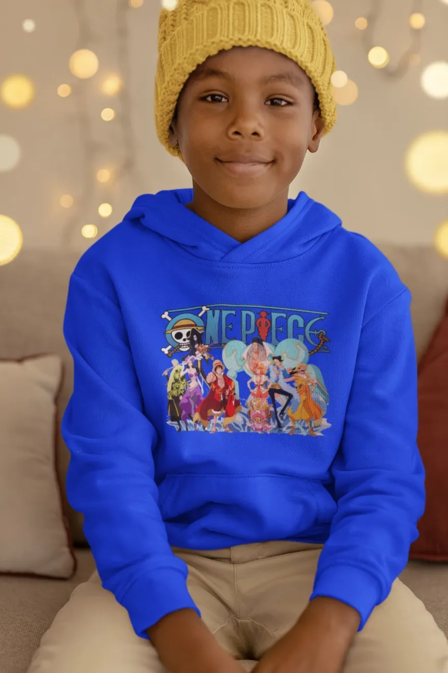 Kinder Kapuzenpullover One Piece whole Piraten Crew Familie Anime