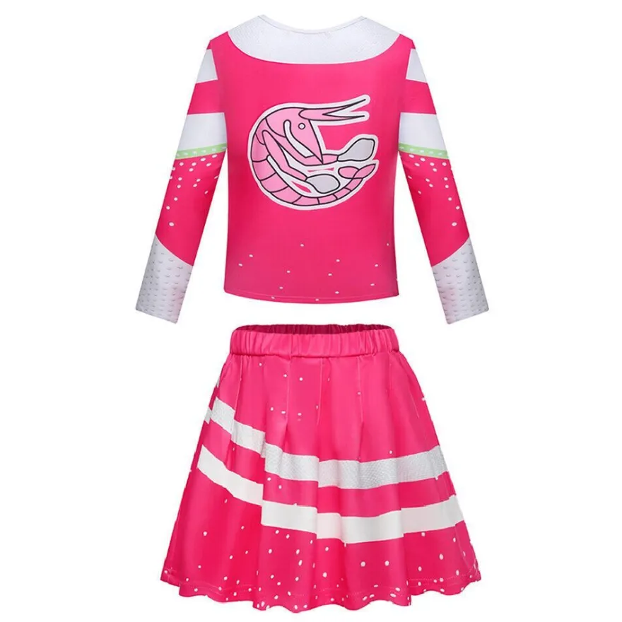 Kinder Madchen Zombie 3 Cheerleader Cosplay Kostum Karneval Fasching Outfit Set