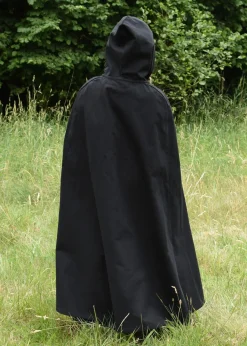 Kinder Mittelalter Umhang Paul, schwarz