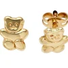 Kinder Ohrstecker Teddy-Bär 333 Gold Gelbgold Ohrringe Kinderohrringe