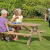 Kinderpicknicktisch / Sitzgruppe aus Lärchenholz 116x90x50cm