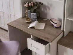 Kinderschreibtisch Computertisch Modern Schreibtisch Holz Weiß Tisch