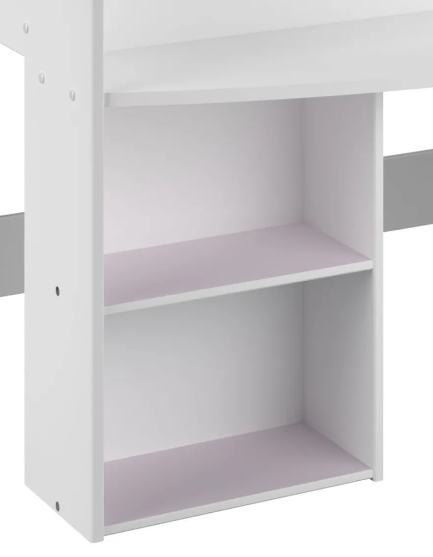 Kinderzimmer Jugendzimmer komplett Set 4-tlg Hoch Bett Kleiderschrank Pirouette