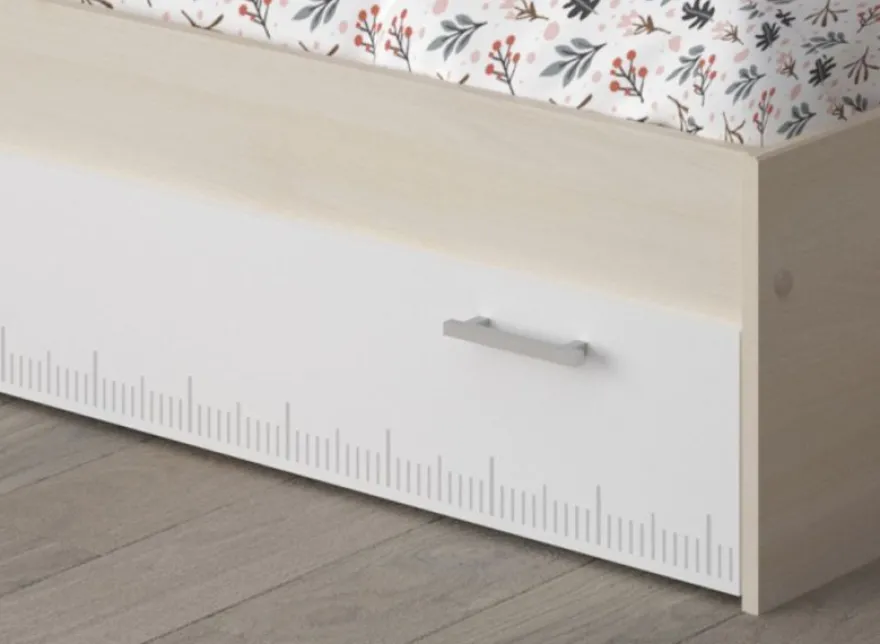 Kinderzimmer komplett Set 6-tlg Kleiderschrank Schreibtisch Bett Parisot Charly9