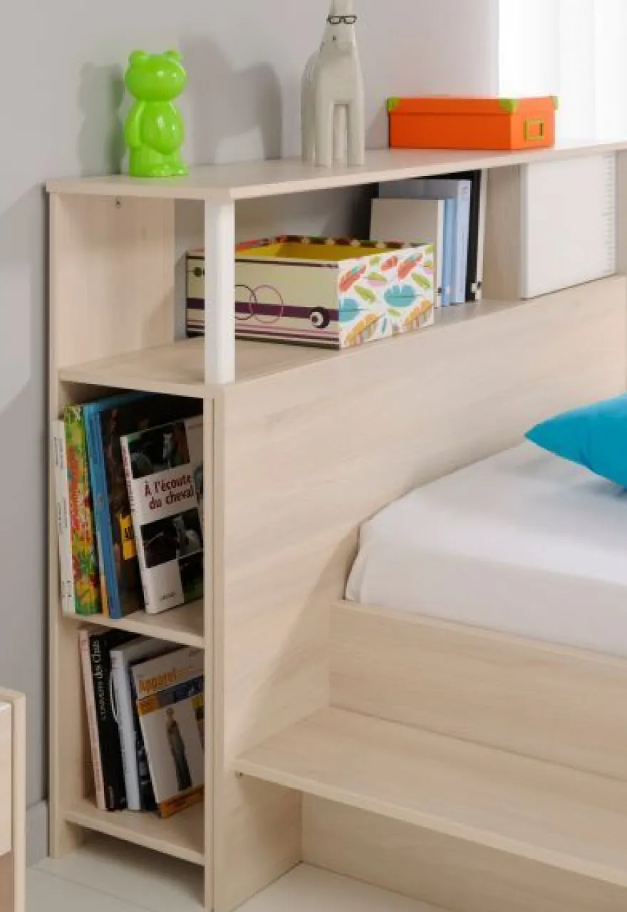 Kinderzimmer komplett Set 6-tlg Kleiderschrank Schreibtisch Bett Parisot Charly9