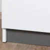 Kinderzimmer - Schiebetürenschrank / Kleiderschrank Frank 14, Farbe: Weiß / Grau