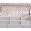Kinderzimmer-Set Rainbow in Weiß/Rosa 4-Teilig