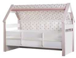 Kinderzimmer-Set Rainbow in Weiß/Rosa 4-Teilig
