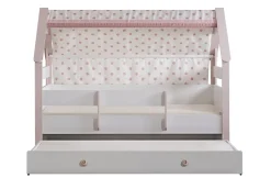 Kinderzimmer-Set Rainbow in Weiß/Rosa 4-Teilig