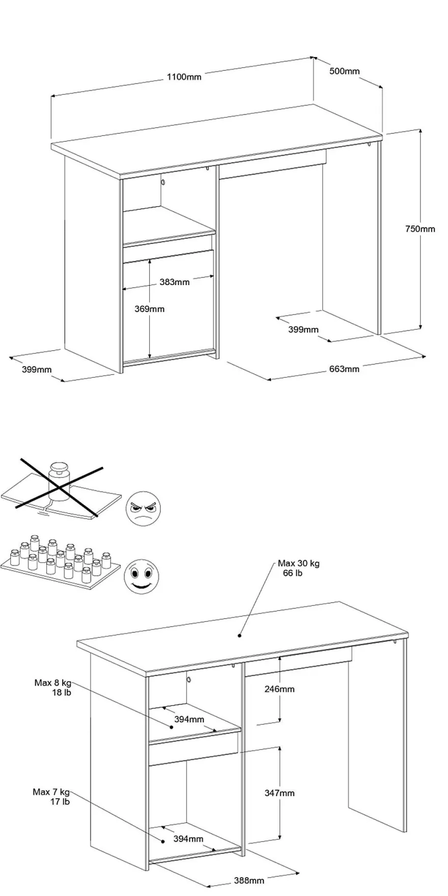 Kinderzimmer-Set 4-tlg. Parisot Pirouette 11 Holzdekor Weiß