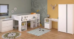 Kinderzimmer-Set 4-tlg. Parisot Pirouette 11 Holzdekor Weiß