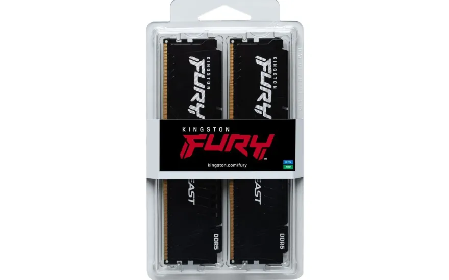 Kingston FURY Beast - DDR5 - Kit - 128 GB: 4 x 32 GB - DIMM 288-PIN - 5200 MHz ... ->