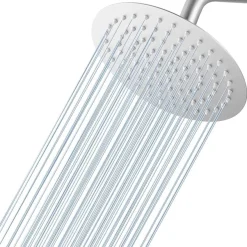 KINLIV 20CM Regendusche Duschkopf Gebürstetes Nickel, 8 Zoll Wasserfall