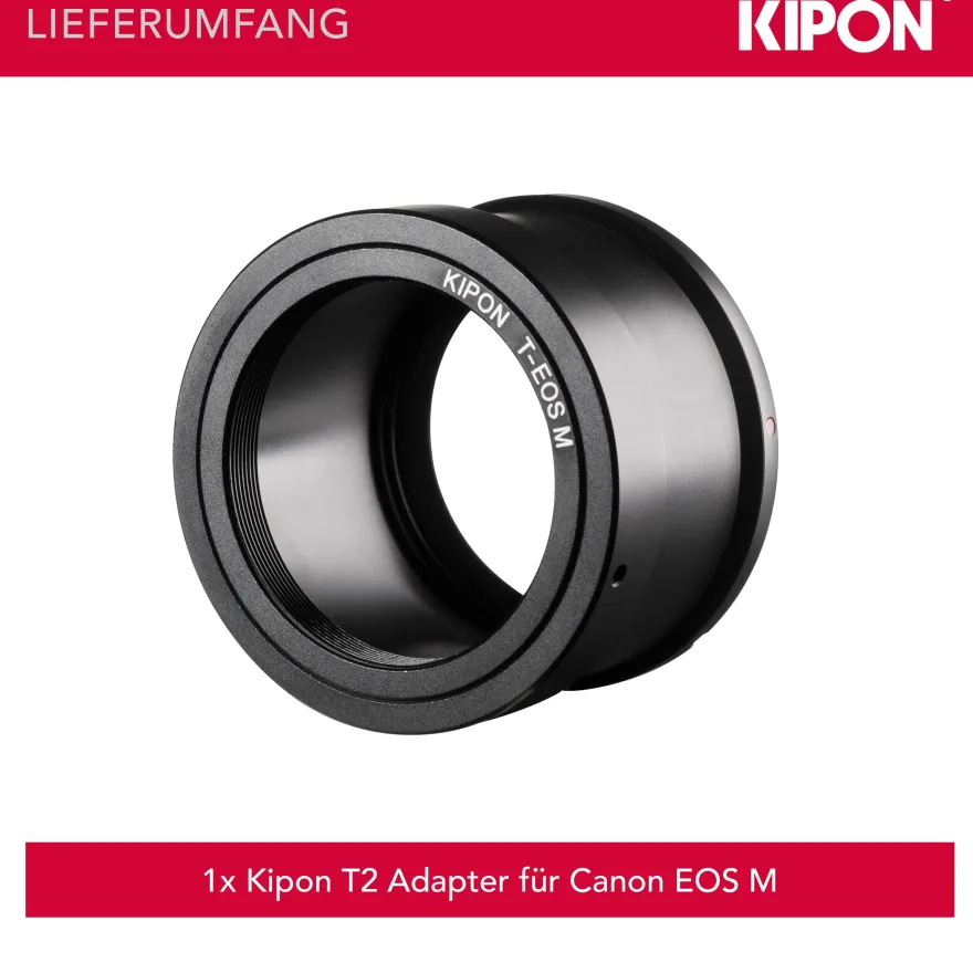 Kipon T2 Adapter auf Canon M Objektivadapter Foto Kamera Zubehör Kameraobjektiv