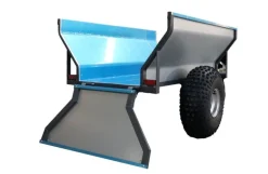 Kippanhänger ATV Quad Rasentraktor Anhänger Kugelkopf Stahlrahmen Traglast 500kg