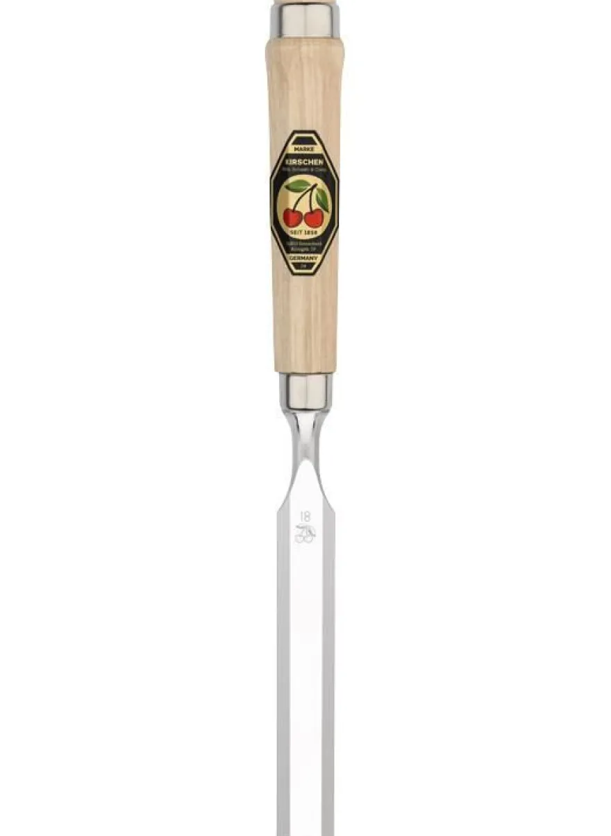 Kirschen Stechbeitel mit Weißbuchenheft 18 mm Achtkantform 1002018