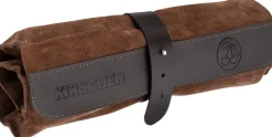 Kirschen Stechbeitelsatz in Ledertasche 8-tlg. mit Weißbuchenheft 4-6-10-12-16-20