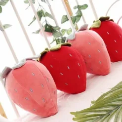 kissen Plüschpuppe Spielzeug Plüschtiere Obst Erdbeere