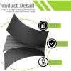 KitchenRaku Universal Teflon Herdmatte, Antihaft-Backofeneinlagen für den Boden