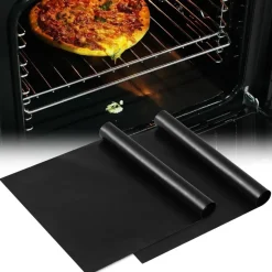 KitchenRaku Universal Teflon Herdmatte, Antihaft-Backofeneinlagen für den Boden