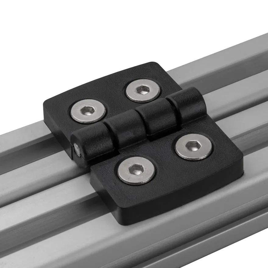 KLAK 40 - Scharnier Standard Nut 8 für 40-er inkl. Verschraubung