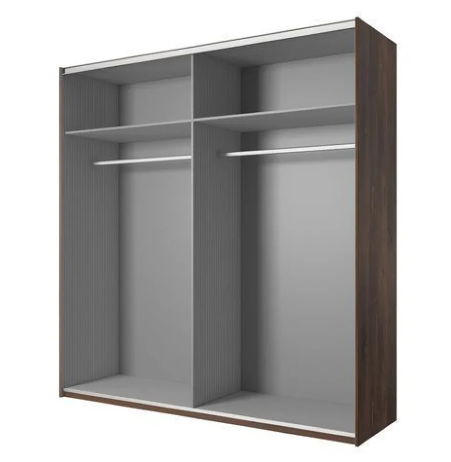 Kleiderschrank Sigma 18 - Schwebetürenschrank mit Spiegel
