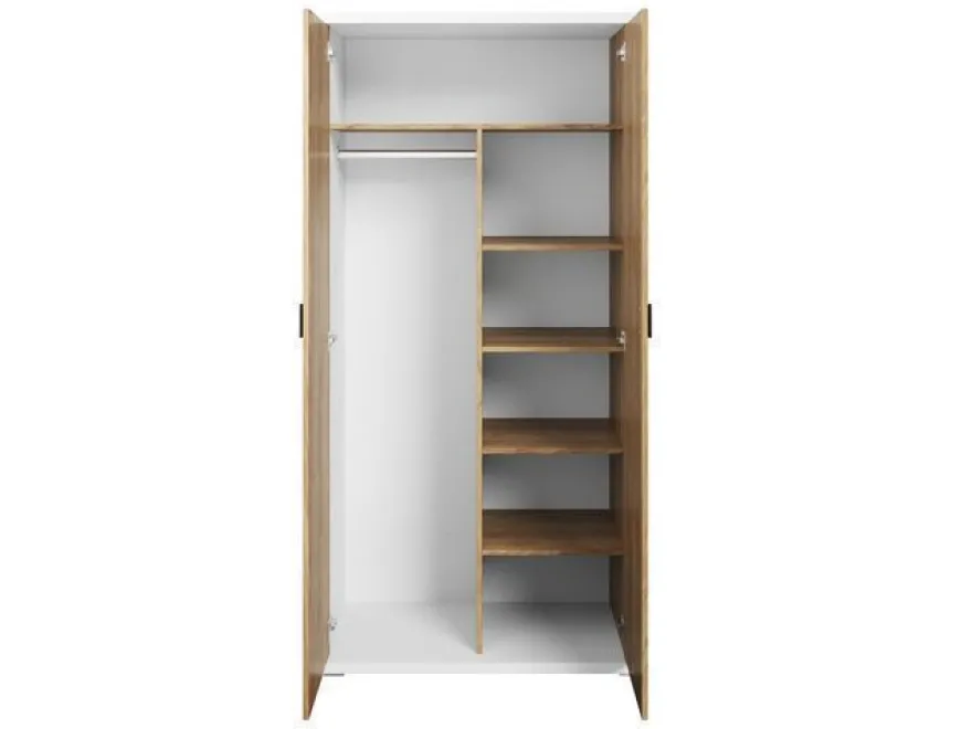 Kleiderschrank SIMI MS2 Schrank Drehtürenschrank 2 Türiger
