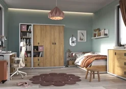 Kleiderschrank SIMI MS2 Schrank Drehtürenschrank 2 Türiger