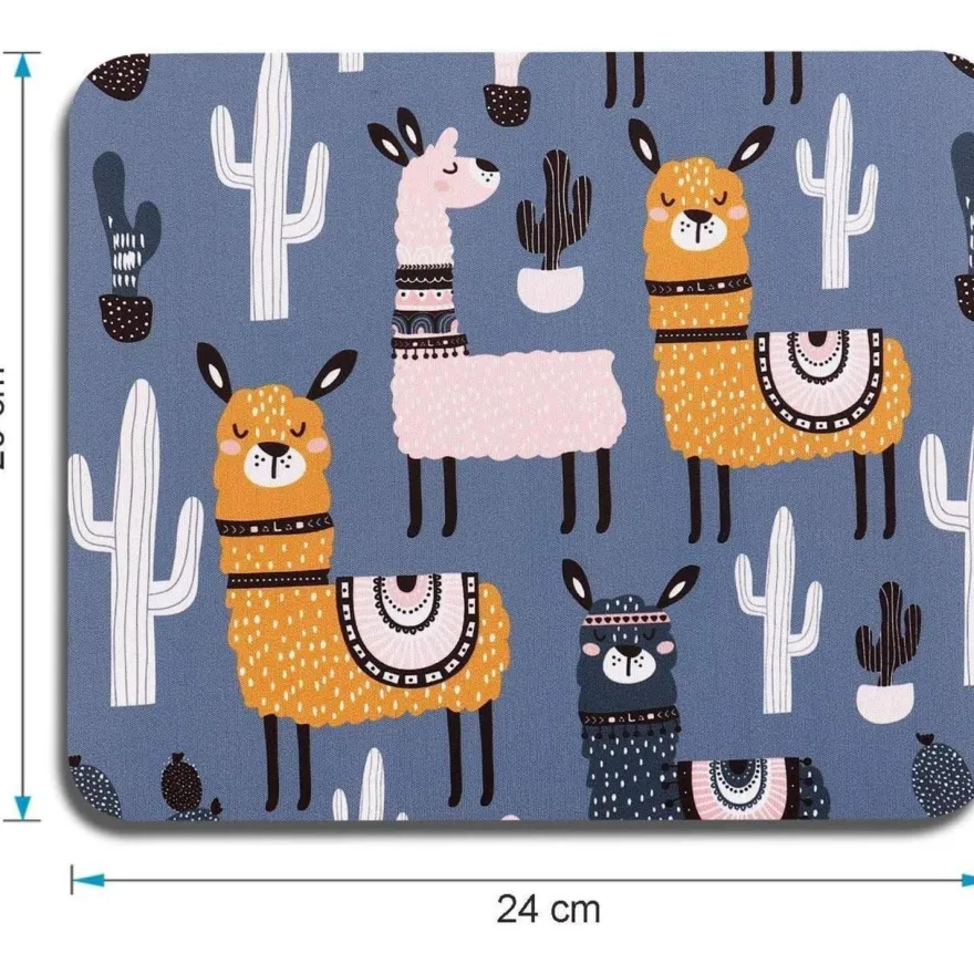 Kleines Mauspad Motiv 24x20cm rutschfeste Unterseite abwaschbar